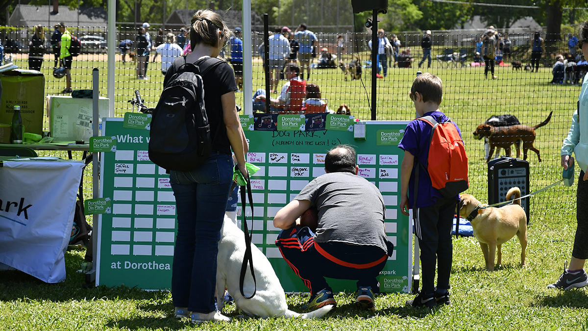 Dog Park Engagement Event