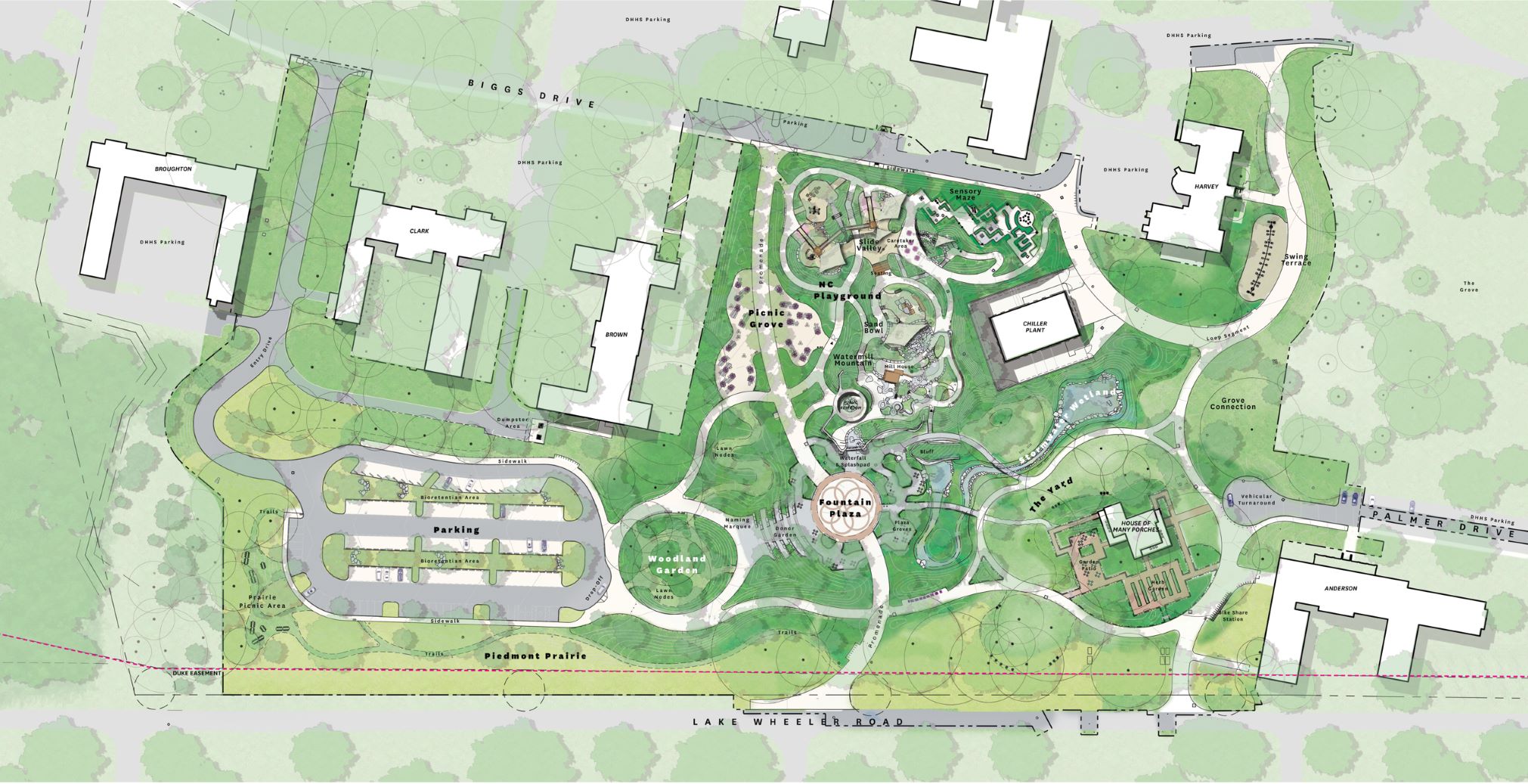 Gipson Play Plaza site plan February 2022