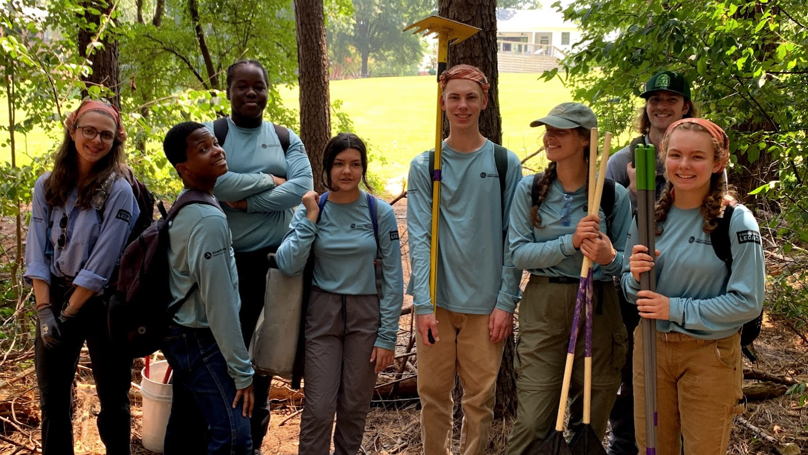 CCNC Youth Conservation Corps at Dix Park 2021