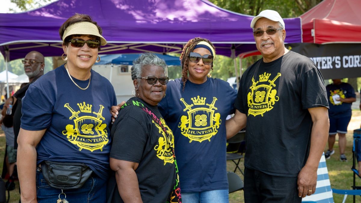 Hunter family members at the 2023 Juneteenth Celebration