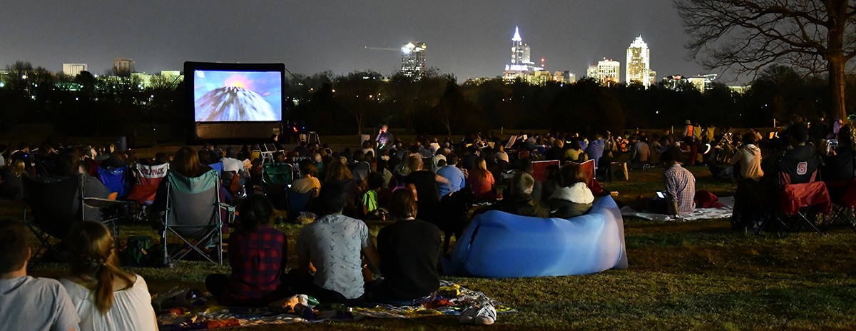 Movie by Moonlight outdoor film series at Dix Park