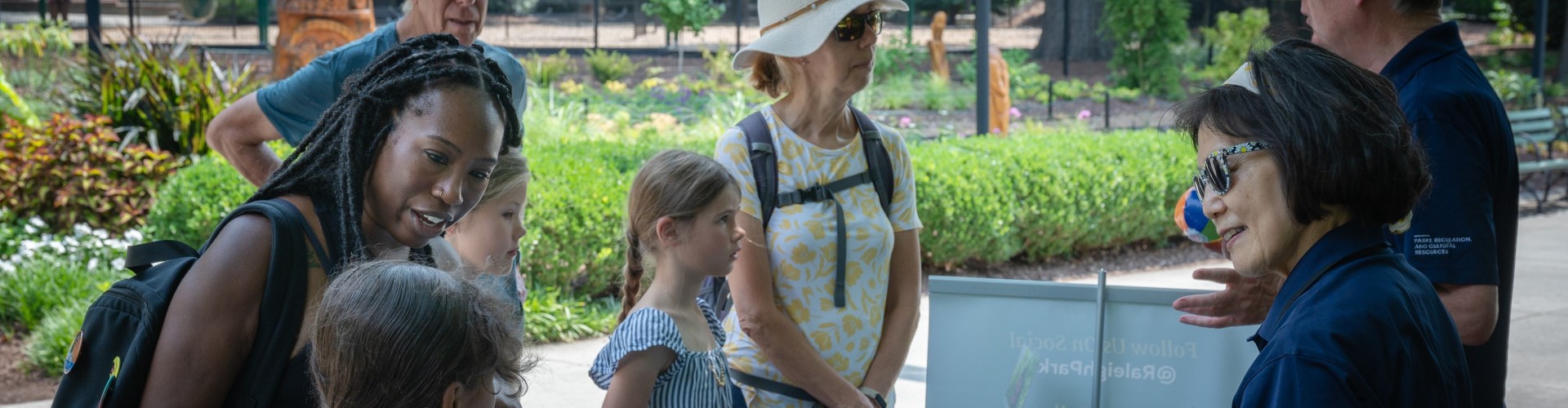 Park Ambassadors engaging with park visitors.