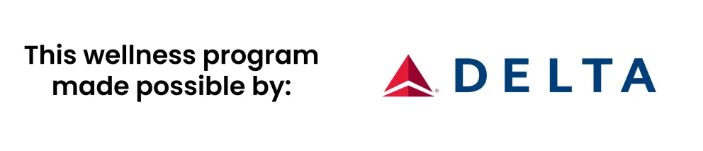 Wellness program sponsor banner - Delta 2026
