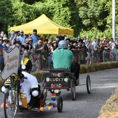 Kirby Derby downhill soapbox racer at Dix Park