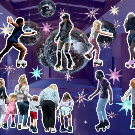 people skating