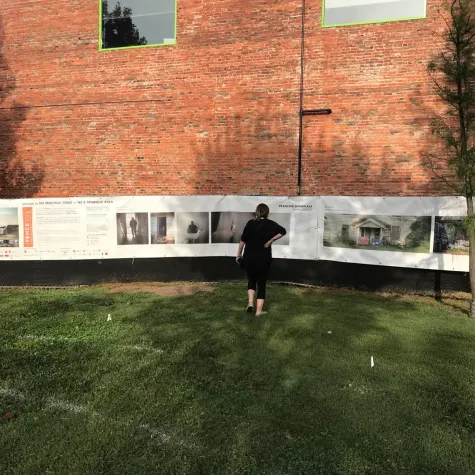 outdoor photography exhibit