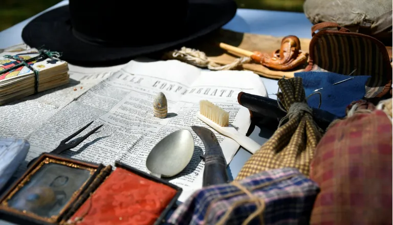 Civil War artifacts