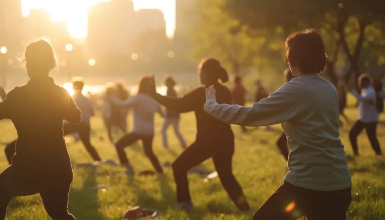 Tai Chi in park