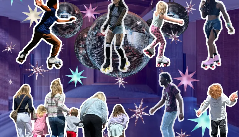 people skating