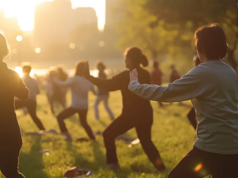 Tai Chi in park
