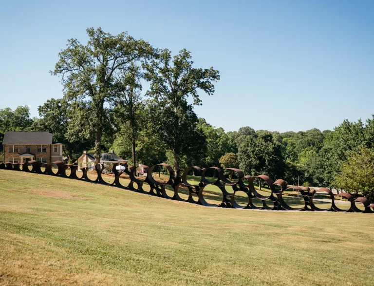 Attun - Large corten steel art sculpture