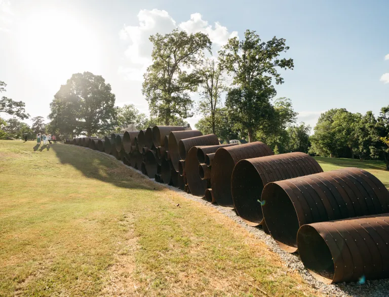 Attun - Large corten steel art sculpture