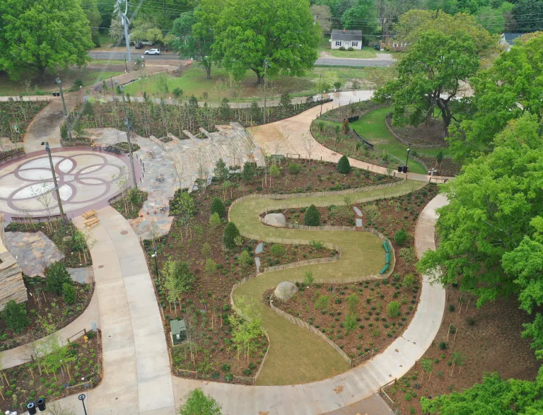 Gipson Play Plaza Fountain Plaza