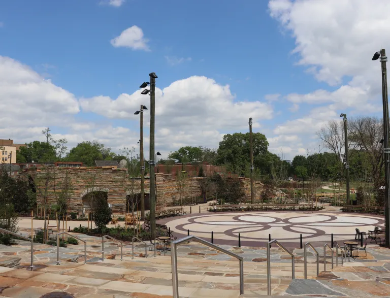 Gipson Play Plaza Fountain Plaza