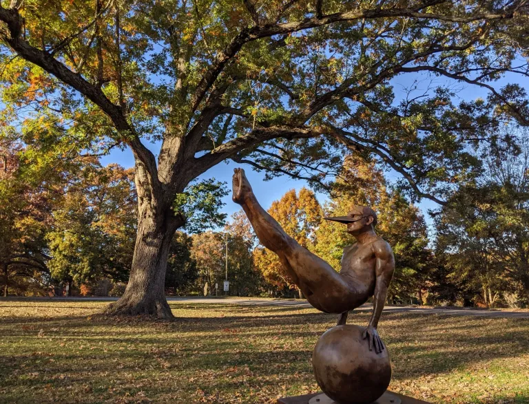 2021 Wings of the City exhibit in Dix Park - Equilibrista 90