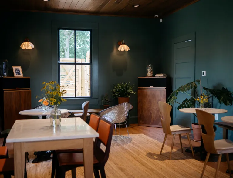 2026 Flowers Cottage interior of Cottage Coffee