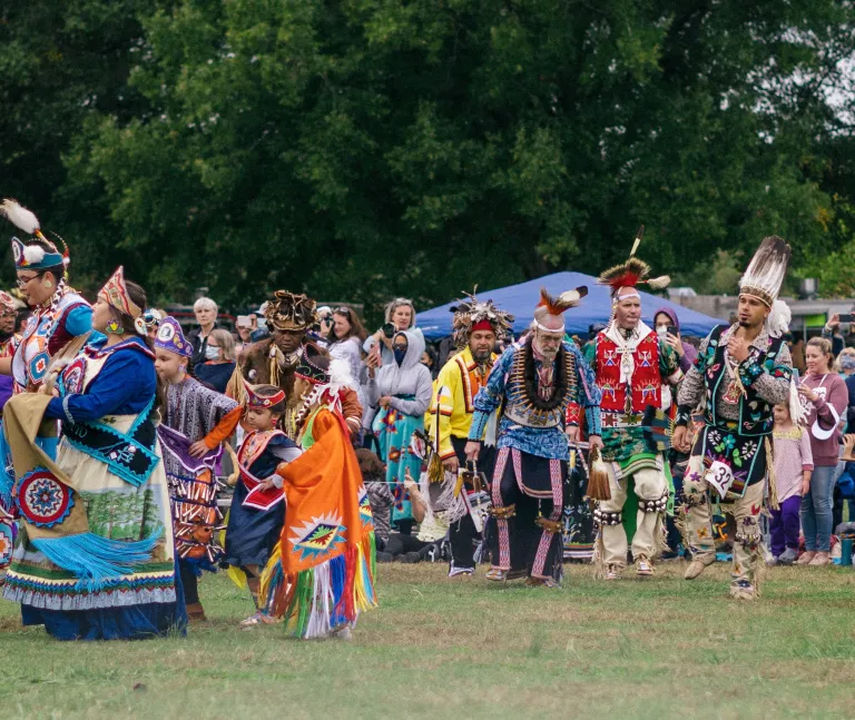 Pow-Wow dancers