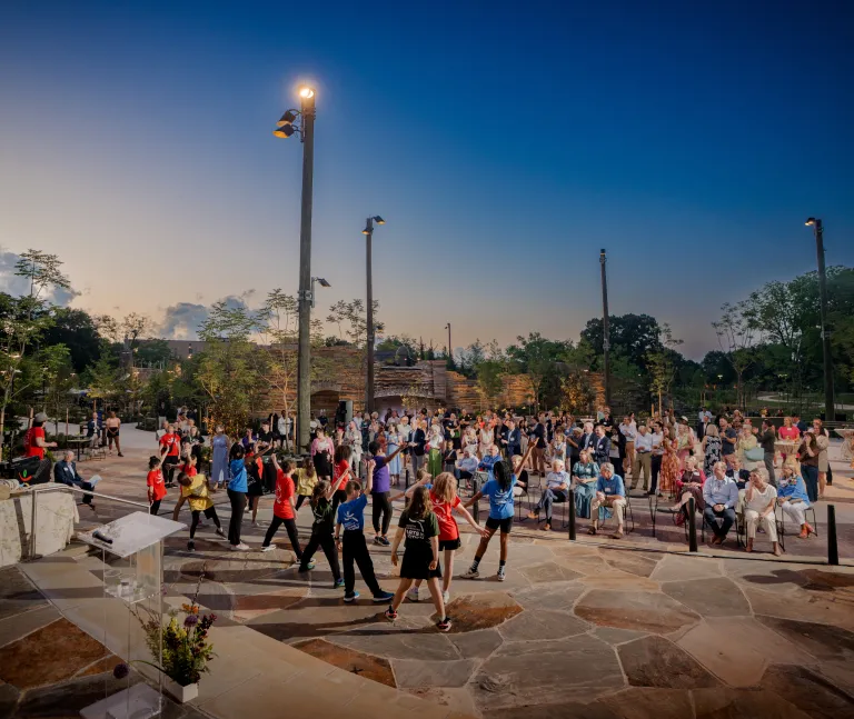 Gipson Play Plaza Celebration