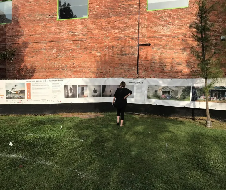 outdoor photography exhibit